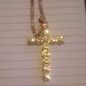 A necklace with cross